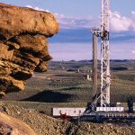 Shale and fracking drill